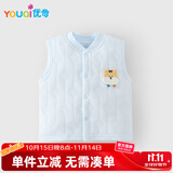 优奇婴儿马甲春秋冬外穿保暖儿童马夹纯棉男宝宝女坎肩夹棉新生儿背心