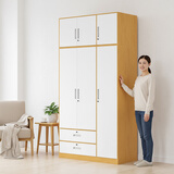 金经金属钢制衣柜主卧室家用出租房铁艺落地柜环保铁皮儿童衣橱长1.2米