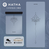哈他天然橡胶防滑瑜伽垫初学者加厚加宽隔音减震健身垫环保居家运动垫