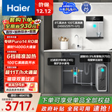 海尔（Haier）鲜活水前置管线机套装【R793D2U1净水器+11T/h自动冲洗前置+麦浪冷热管线机】6年长效RO膜1200G
