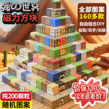 布鲁奇我的世界磁力方块儿童玩具3-6岁磁力积木磁铁磁力片男孩1-3岁礼物