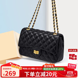 蔻一（Cnoles）包包女包高端女士单肩包链条斜挎包大容量小方包生日礼物送女友