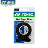 YONEX尤尼克斯羽毛球手胶防滑粘性吸汗耐磨印花握把胶AC994黑色4条装