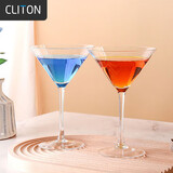 CLITON鸡尾酒杯 水晶玻璃调酒香槟红酒杯玛格丽特杯酒吧三角杯CL-LQ02