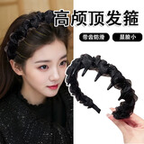 皇家密码发箍女高级感外出头饰高颅顶头箍压碎发学生洗脸发卡发饰