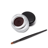 Solone花漾星灿防水眼线膏顺滑台湾进口防水不晕染眼线眼线胶笔配眼线刷 咖啡色+眼线刷