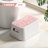 艺美天和（YIMEITIANHE）踩脚凳防滑洗手洗脸垫脚凳宝宝浴室马桶脚踏板凳哺乳钢琴矮凳 太空凳-粉灰