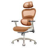 ktow中学生青少年久坐护脊矫正坐姿初高中专用凳写字家用升降学习椅子 焦糖桔【重力轮】