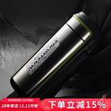 万象（WANXIANG） 高档保温壶户外大容量316不锈钢内胆暖壶带包提手便携旅行壶水壶 Q19-钛银绿 1800ml