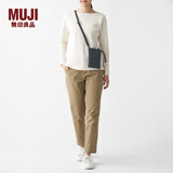 无印良品（MUJI）不易沾水迷你薄款小挎包单肩包斜挎包便携小包EAI02A0A 黑色 EAI02A1A 长18*宽13cm