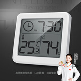 访客（FK） 温度计室内家用温湿度计婴儿房办公室大棚壁挂台置两用湿温度表 简约电子数字温湿度计