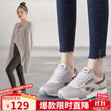 ZHR休闲鞋女精选牛皮舒适百搭女鞋 经典INS潮拼色运动鞋女 韩版时尚轻便透气鞋子女 AK60 米灰色 36