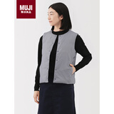 MUJI女式 轻量羽绒便携式 背心 女士羽绒服  薰衣草色 XL
