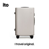 ITO行李箱PISTACHIO拉杆箱男女旅行箱大容量托运箱烟白24英寸