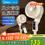 华凌美的【智能语音】空气循环扇 家用遥控电风扇大风力轻音卧室落地扇台式风扇节能空调扇WH-FGA2401