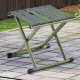 华恺之星马扎折叠凳子家用小板凳便携户外便携折叠椅休闲椅ZD11加厚绿小号