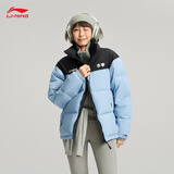 李宁火锅羽绒丨男女秋冬季防泼水防风排湿宽松鸭绒短羽绒服AYMV431