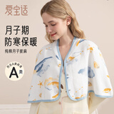 爱宝适月子护肩秋冬保暖空气棉披肩产妇坐月子防着凉喂奶神器 星辰M451