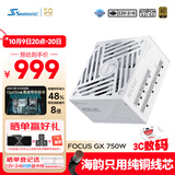 海韵（SEASONIC）750W FOCUS (2024)金牌白色电脑电源 ATX3.1/PCIe5.1/12V-2x6 支持50系显卡