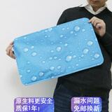家得安冰敷颈椎枕大号水枕头注水冰晶枕学生夏凉枕头降温枕头 清凉水滴 60/35cm1年内漏水换新