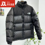 北面羽王2025服纯原服联名1996700蓬松90绒雪山情侣保暖服 黑格子 S