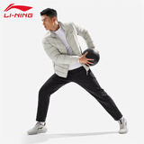 李宁（LI-NING）运动裤男25新款直筒加绒保暖卫裤休闲裤加厚百搭舒适跑步训练长裤