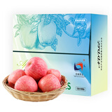 顶端果业洛川苹果陕西延安红富士新鲜水果孕妇吃的脆甜冰糖心苹果 6枚中果试吃礼盒