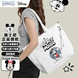 迪士尼包包女包大容量超轻布包电脑包上学通勤包包 女旅游轻便包包