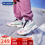 江博士（DR·KONG）学步鞋运动鞋冬季男女童潮流旋钮扣童鞋2B16A4016DW米/蓝/粉27码