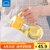 乐扣乐扣(LOCK&LOCK)大容量玻璃油壶可拆洗防滑油瓶酱油调味壶550ml黄色
