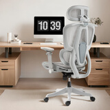 优兰森人体工学椅10D扶手电脑椅办公椅电竞椅家用椅人工力学座椅学习椅 T606云灰-10D扶手-尼龙脚-无搁脚