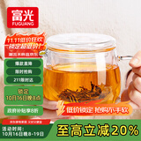 富光花茶杯 男女士茶水分离杯子 双层办公泡茶玻璃杯带把高硼硅水杯