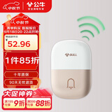 公牛（BULL）门铃 无源无线门铃无线远程自发电家用门铃开关发射器GWM03A
