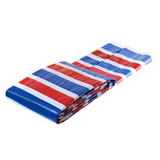 源兴（YUANXING）彩条布三色塑料布户外加厚防雨布工地雨棚布防晒遮阳防水布2*3米