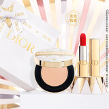 迪奥DIOR【京东独家】梦幻持妆礼盒口红气垫套装(999+缎光0N)生日礼物