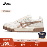 亚瑟士ASICS男鞋女鞋运动休闲鞋复古百搭板鞋 COURT MZ 白色/棕色 38
