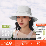 蕉下（beneunder）遮阳帽子女透气渔夫帽防晒帽钓鱼帽防泼水户外AS713浅炭灰
