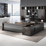 圣黎老板桌椅总裁办公桌组合办公室大班台经理主管桌 1.6*0.8米桌