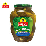 伊万大叔俄罗斯原装进口酸黄瓜1.8KG大瓶装 俄式腌黄瓜罐头汉堡沙拉