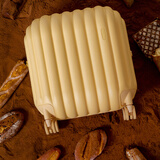 artrips行李箱女20英寸拉杆箱旅行箱耐磨抗摔登机箱面包款密码箱 乳酪黄