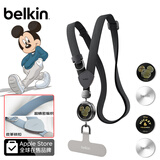 贝尔金（BELKIN）手机挂绳 手机链手机绳高级感挂脖斜跨手机防丢绳带手机垫片 编织款 米奇和朋友们