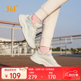 361°运动鞋女秋季网布透气健身轻便休闲厚底慢跑步鞋子女682232210-1