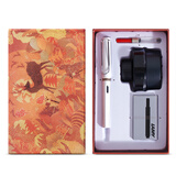 LAMY德国进口 狩猎者Safari钢笔墨水笔礼品笔礼盒含墨水+吸墨器+墨胆 麋鹿礼盒 亮白色EF尖