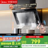 美的（Midea）抽吸排油烟机 家用侧吸式吸油烟机 以旧换新国家补贴立减15% 出租房屋脱排烟机CXW-200-J30