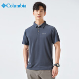 Columbia哥伦比亚Polo衫男春夏户外休闲透气短袖翻领T恤 EE0035 464 S