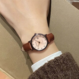 路易爵伦学生手表女款公务员考试专用初高中复古防水静音机械石英表开学季