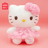 名创优品（MINISO）三丽鸥Hello Kitty凯蒂猫玫瑰之约毛绒公仔玩具玩偶抱枕生日礼物