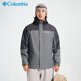 Columbia哥伦比亚三合一男25秋冬抓绒内胆防寒保暖夹克外套WE3321 023 L