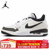 Jordan男休闲鞋乔丹AJ312熊猫配色 LEGACY 312运动鞋HV1811-101黑白42.5