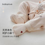 babylove新生儿脚套春秋款婴儿护脚鞋套男女宝宝袜套纯棉四季袜子